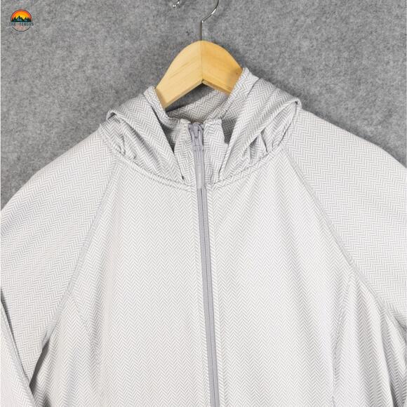 Mondetta Full-Zip Hoodie Gray Track Jacket Long Sleeve Athleisure Women's Size L - Picture 4 of 13